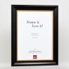 Эффектная деревянная рама профиль 95 черный 42x59,4 см акриловое стекло музейного качества
