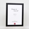 Рамка для картин з ефектом 2310 чорна 30x30 см акрилове скло музейної якості
