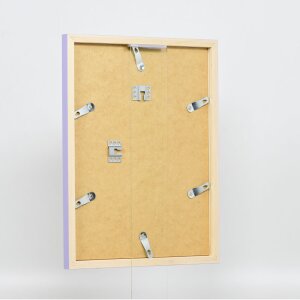 Ефектна деревяна рамка Top Cube 9x13 см бузкове акрилове скло музейної якості