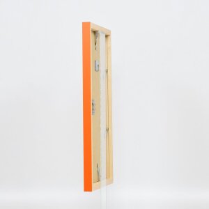 Ефектна деревяна рамка Top Cube 25x30 см помаранчева акрилове скло музейної якості