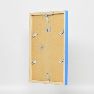 Эффектная деревянная рама Top Cube 25x60 см голубое акриловое стекло музейного качества