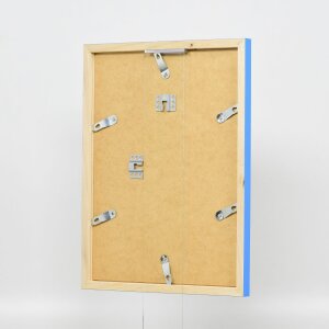 Эффектная деревянная рама Top Cube 25x60 см голубое акриловое стекло музейного качества