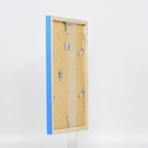 Эффектная деревянная рама Top Cube 25x60 см голубое акриловое стекло музейного качества