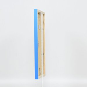 Эффектная деревянная рама Top Cube 25x60 см голубое акриловое стекло музейного качества