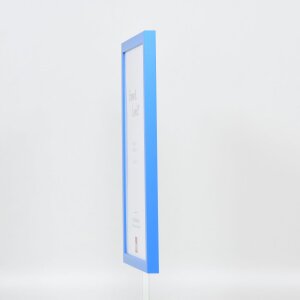 Эффектная деревянная рама Top Cube 25x60 см голубое акриловое стекло музейного качества