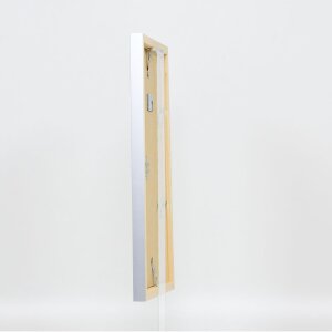 Ефектна деревяна рама Top Cube 25x60 см сріблясте акрилове скло музейної якості