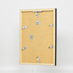 Ефектна деревяна рама Top Cube 35x100 см з чорного акрилового скла музейної якості
