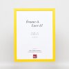 Ефектна деревяна рама Top Cube 40x50 см жовте акрилове скло музейної якості