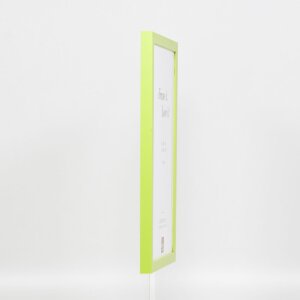 Ефектна деревяна рама Top Cube 40x60 см зелена акрилове скло музейної якості