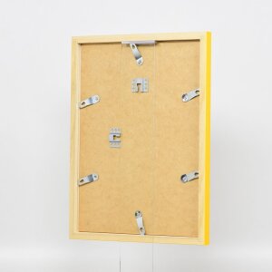 Ефектна деревяна рама Top Cube 45x80 см жовте акрилове скло музейної якості