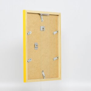 Ефектна деревяна рама Top Cube 50x60 см жовте акрилове скло музейної якості