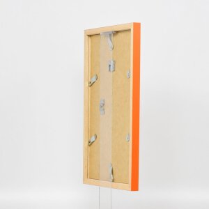 Ефектна деревяна рама Top Cube 60x60 см помаранчева акрилове скло музейної якості
