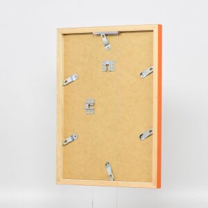Ефектна деревяна рама Top Cube 60x60 см помаранчева акрилове скло музейної якості