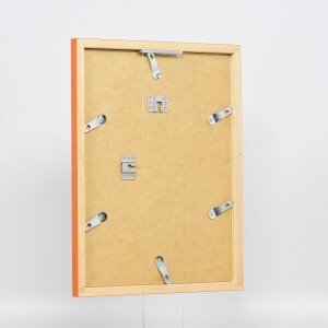 Ефектна деревяна рама Top Cube 60x60 см помаранчева акрилове скло музейної якості