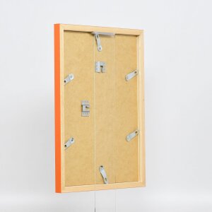 Ефектна деревяна рама Top Cube 60x60 см помаранчева акрилове скло музейної якості