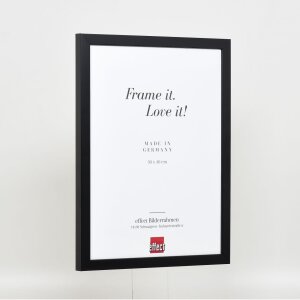 Ефектна деревяна рама Top Cube 60x80 см з чорного акрилового скла музейної якості