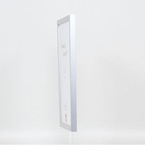 Ефектна деревяна рама Top Cube 30,5x91,5 см сріблясте акрилове скло музейної якості