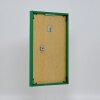 Эффектная пластиковая рама Художественное зеленое стекло 18x32 см
