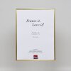 Ефектна пластикова рамка Арт-золото 21x28 см музейне скло