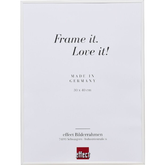 Ефектна пластикова рамка Art white 23x70 см музейне скло
