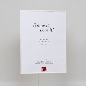 Ефектна пластикова рамка Art white 45x60 см музейне скло