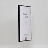 Ефектна пластикова рама Арт чорне музейне скло 45x80 см