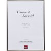 Эффектная пластиковая рама Art platinum 60x60 см музейное стекло