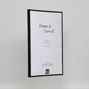 Эффектная пластиковая рама Art black 60x90 см музейное стекло