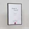 Эффектная пластиковая рама Арт черный 30,5x91,5 см музейное стекло