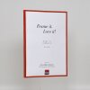 Эффектная пластиковая рама Художественный красный 30,5x91,5 см музейное стекло