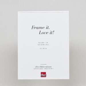 Эффектная алюминиевая фоторамка Quadro 21x29,7 см белое музейное стекло