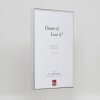Эффектная алюминиевая рама Quadro 30x30 см серебристый глянец с музейным стеклом