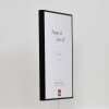 Эффектная алюминиевая рама Quadro 30x30 см черный глянец с музейным стеклом