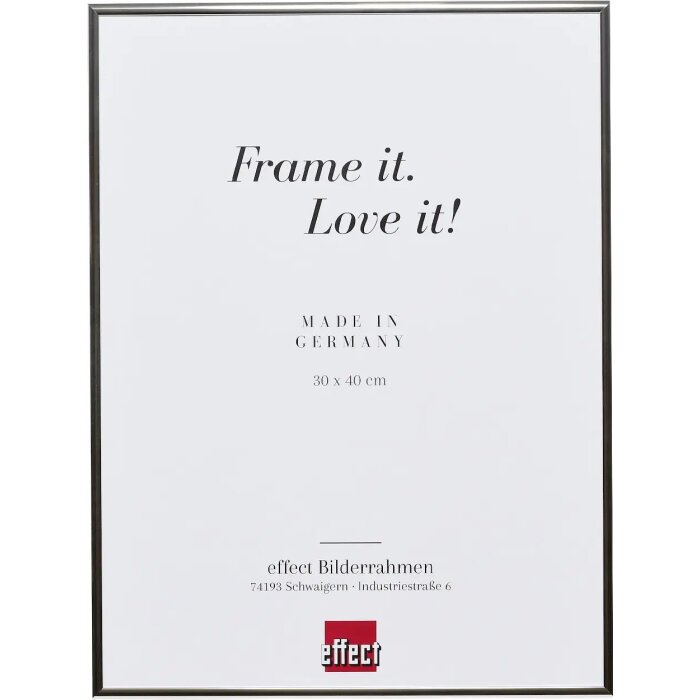 Effect Quadro Рамка для картин алюмінієва 35x100 см срібло глянц Музейне скло