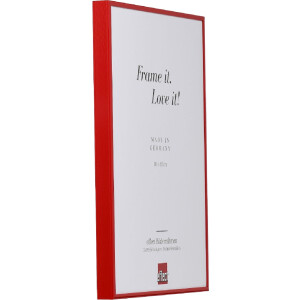 Фоторамка Effect из алюминия 45x60 см красная с музеем стеклом