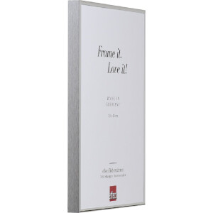 Фоторамка Effect из алюминия Quadro 62x93 см серебристая глянцевая с музейным стеклом