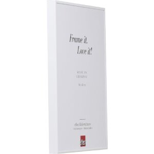 Фоторамка Effect из алюминия Quadro 30,5x91,5 см белая с музеем стеклом