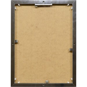 Фоторамка Effect Quadro из алюминия 30,5x91,5 см, серебристая глянцевая, музеевское стекло