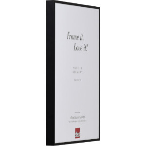 Фоторамка Effect из алюминия Quadro 61x91,5 см черная с музеем стеклом