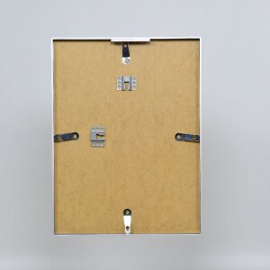 Фоторамка Effect из алюминия, серия 2, музеальное стекло, серебро, 50x75 см