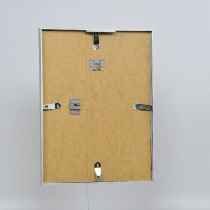 Фоторамка Effect из алюминия, серия 2, музеальное стекло, серебро, 50x75 см