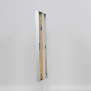 Фоторамка Effect из алюминия, серия 2, музеальное стекло, серебро, 50x75 см