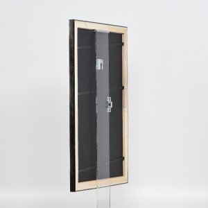 Фоторамка Effect из дерева, профиль 40, цвет Платина, 20x28 см, музейное стекло