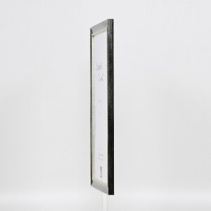 Фоторамка Effect из дерева, профиль 40, цвет Платина, 20x28 см, музейное стекло