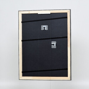 Деревяна рамка для картин з профілем 40, сріблястий, 21x28 см, музеєве скло