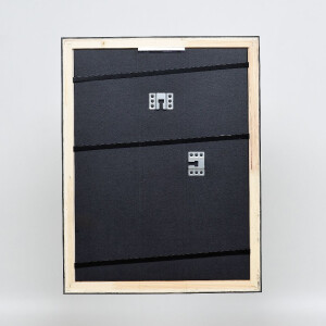 Деревяна рамка для картин з профілем 40, сріблястий, 21x28 см, музеєве скло