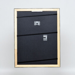 Фоторамка Effect из дерева, профиль 40, серебро, музейное стекло, 40x40 см