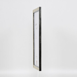 Фоторамка Effect из дерева, профиль 40, серебряная, 40x60 см, музея́льное стекло