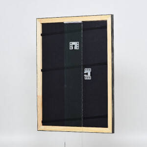 Фоторамка Effect из дерева, профиль 40, серебро, 50x50 см, музеальное стекло