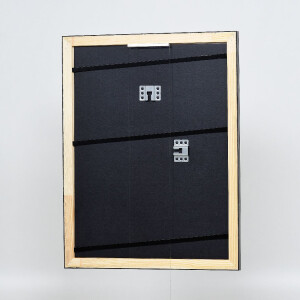 Фоторамка Effect из дерева, профиль 40, серебро, 50x50 см, музеальное стекло